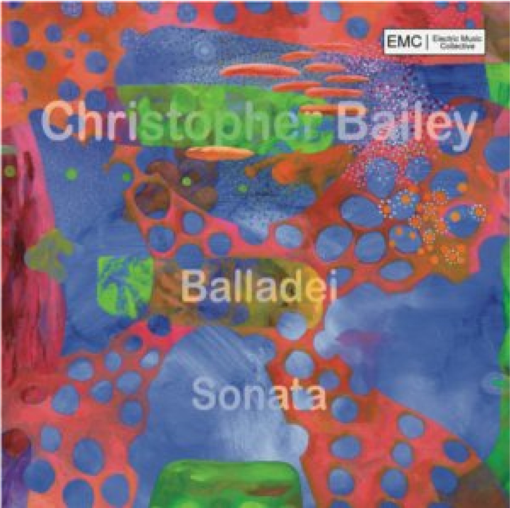 Music for Piano Album cover showing red and green seaweed in ocean water